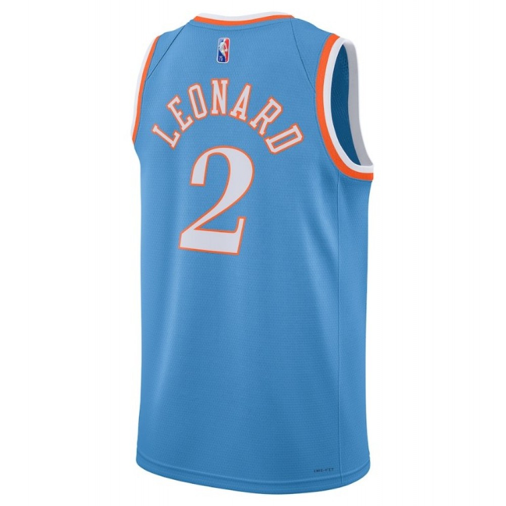 Men's Los Angeles Clippers Kawhi Leonard #2 Blue 2021 Diamond Swingman Jersey - City Edition-Pro Kit Vault | Brand New 26/27 Sports Jerseys